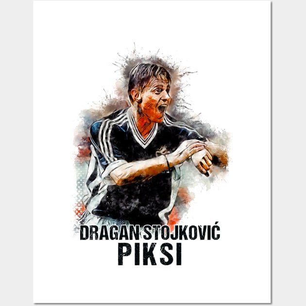 Dragan Stojkovic PIKSI A Tribute to the LEGEND Wall Art by Naumovski